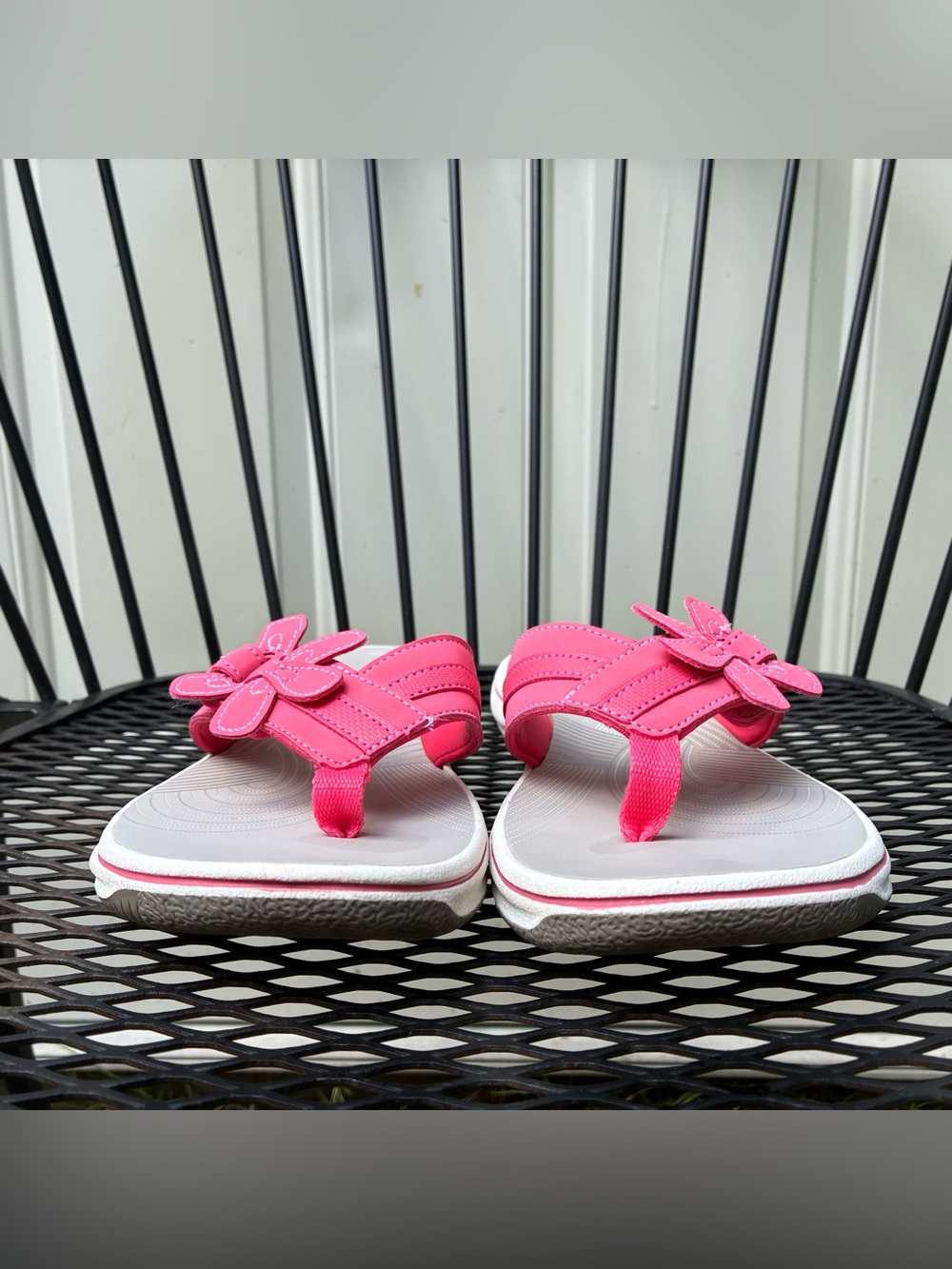 Clarks CloudSteppers Brinkley Flora Pink Sandals Sz 9 Slippers - Picture 9 of 15